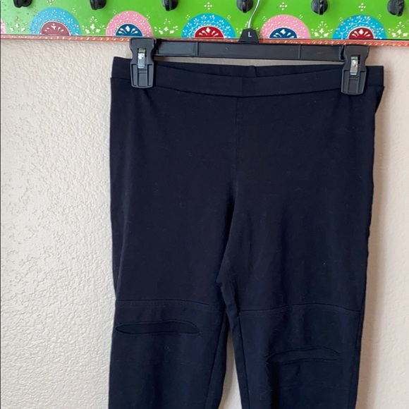 Nordstrom B Black Distressed Leggings size small - Picture 3 of 6